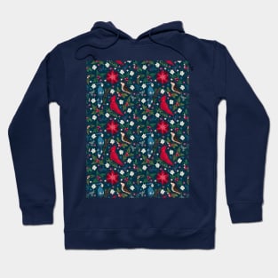 Joy to The Birds Repeat Pattern #2 Hoodie